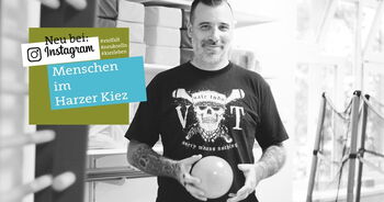 Menschen im Harzer Kiez: Kampagnenbild des Fotoprojekts Menschen im Harzer Kiez: Kampagnenbild des Fotoprojekts