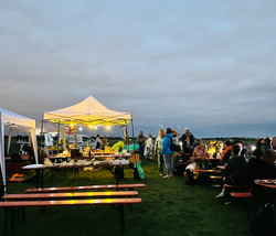 tandem-Olympiade-sommerabendidylle tandem-Olympiade-sommerabendidylle