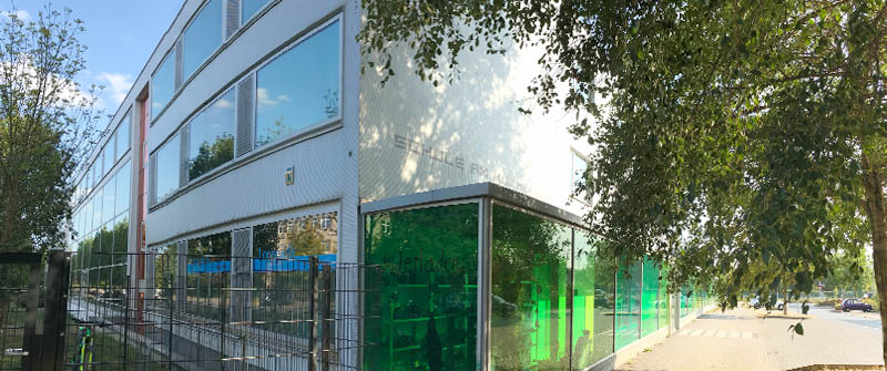 Schulsozialarbeit an der Schule am Mummelsoll, Förderzentrum, Schwerpunkt "Geistige Entwicklung", Berlin Marzahn-Hellersdorf, Schulgebäude Schulsozialarbeit an der Schule am Mummelsoll, Förderzentrum, Schwerpunkt "Geistige Entwicklung", Berlin Marzahn-Hellersdorf, Schulgebäude