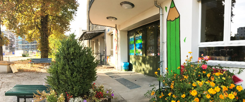 Schulbezogene Sozialarbeit an der City Grundschule in Berlin Mitte - Eingang Schulbezogene Sozialarbeit an der City Grundschule in Berlin Mitte - Eingang